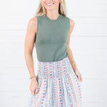 Katy Spruce Sweater Tank Be Cool