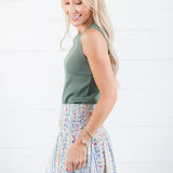 Katy Spruce Sweater Tank Be Cool