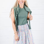 Katy Spruce Sweater Tank Be Cool