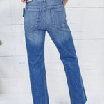Kelsey Wonderful Wash High Rise Ankle Flare Jean KUT