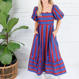 Kimmie Rugby Stripe Maxi Dress Entro