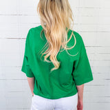 Kingsley Shamrock Knit Top Entro