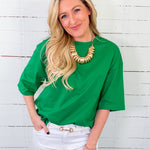 Kingsley Shamrock Knit Top Entro