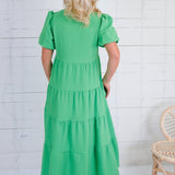 Kinsley Grass Green Maxi Dress Mary Square