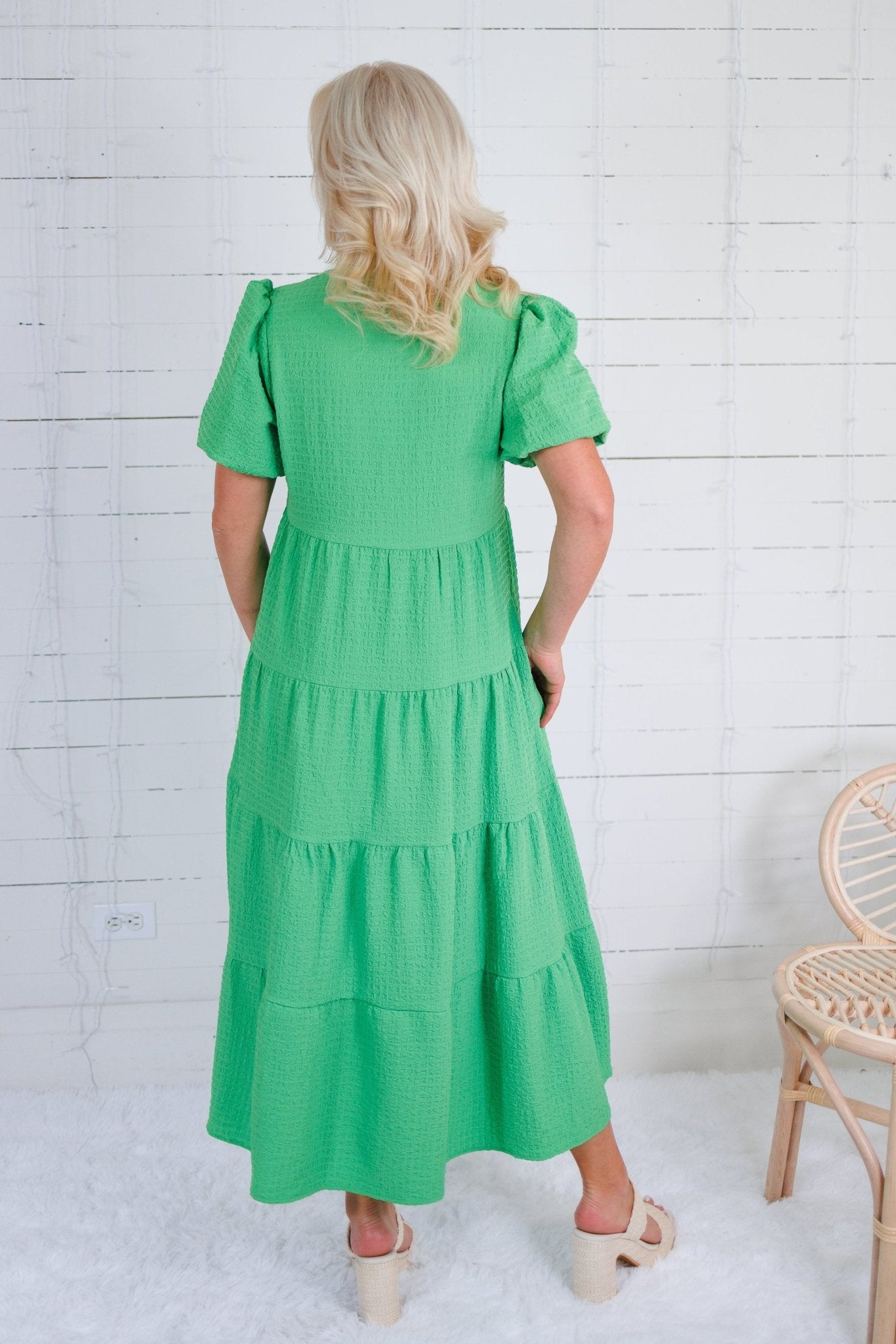 Kinsley Grass Green Maxi Dress Mary Square