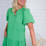 Kinsley Grass Green Maxi Dress Mary Square