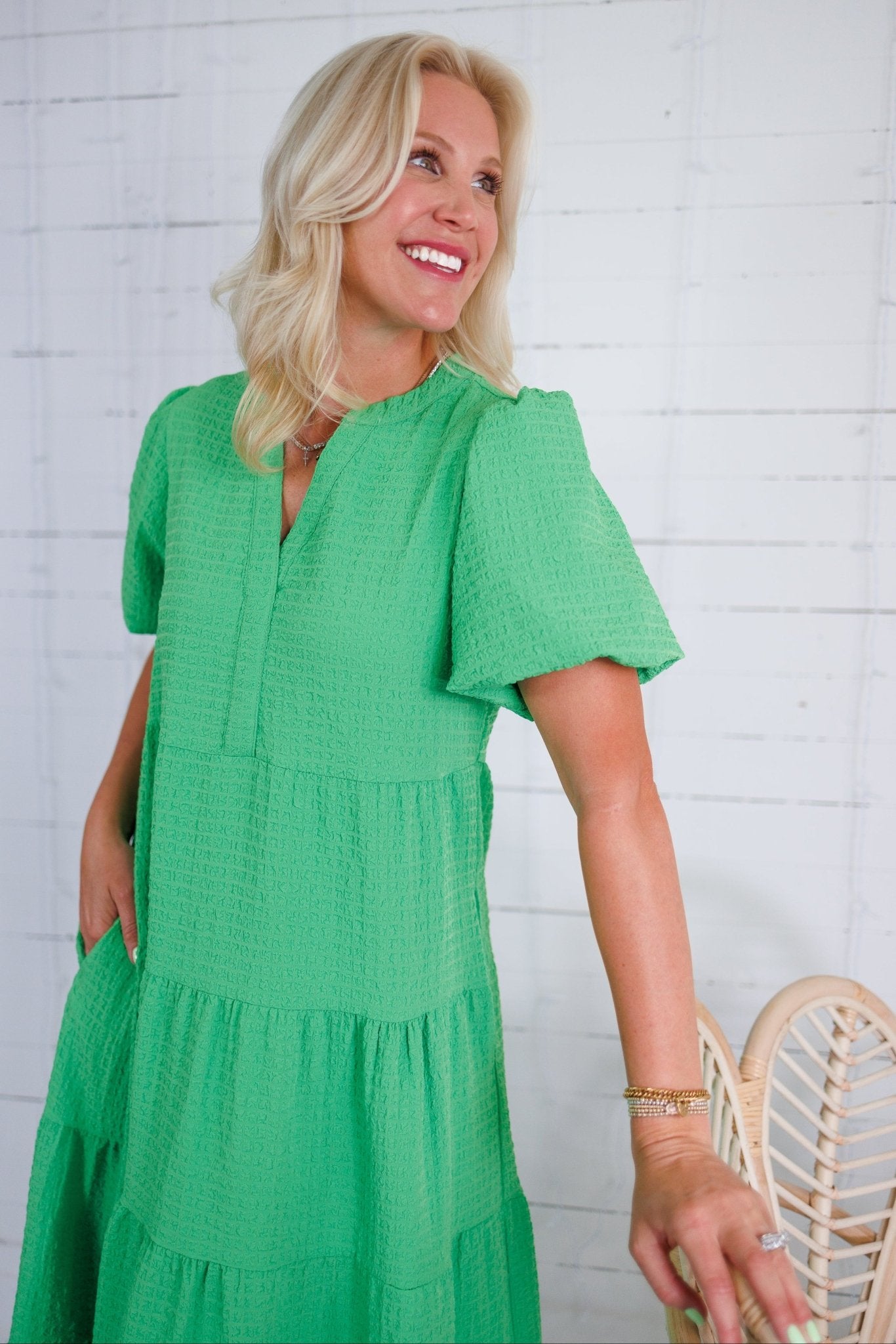 Kinsley Grass Green Maxi Dress Mary Square