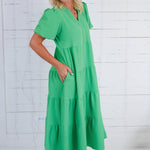 Kinsley Grass Green Maxi Dress Mary Square