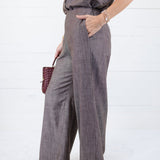 Knox Chestnut Wide Leg Pant Adrienne