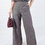 Knox Chestnut Wide Leg Pant Adrienne