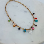 Lacy Beaded Dangle Necklace - A3 Accessories - Jewelry - Clover + Bee