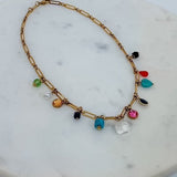 Lacy Beaded Dangle Necklace - A3 Accessories - Jewelry - Clover + Bee