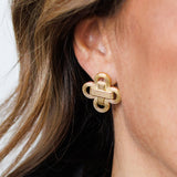 Laurel Sculptural Knot Earrings