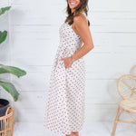 Lennie Ecru + Cocoa Dotty Dress