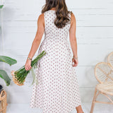 Lennie Ecru + Cocoa Dotty Dress