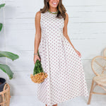 Lennie Ecru + Cocoa Dotty Dress