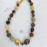 Leopard Beaded Necklace