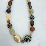 Leopard Beaded Necklace