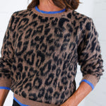 Lexi Leopard Crewneck Sweater Molly Bracken
