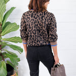 Lexi Leopard Crewneck Sweater Molly Bracken