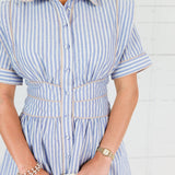 Linton Striped Shirt Dress