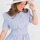 Linton Striped Shirt Dress