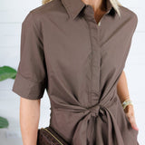 Liz Expresso Tie Front Mini Dress Pinch
