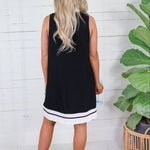 Lola Black Mini Shift Dress THML 