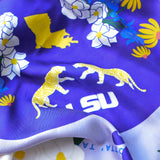 LSU Tigers Saturday Silk Scarf