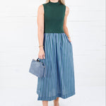 Lucia Blue Suede Bag