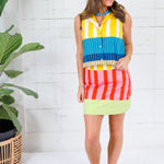 Lucie Multi Stripe Button Up Top