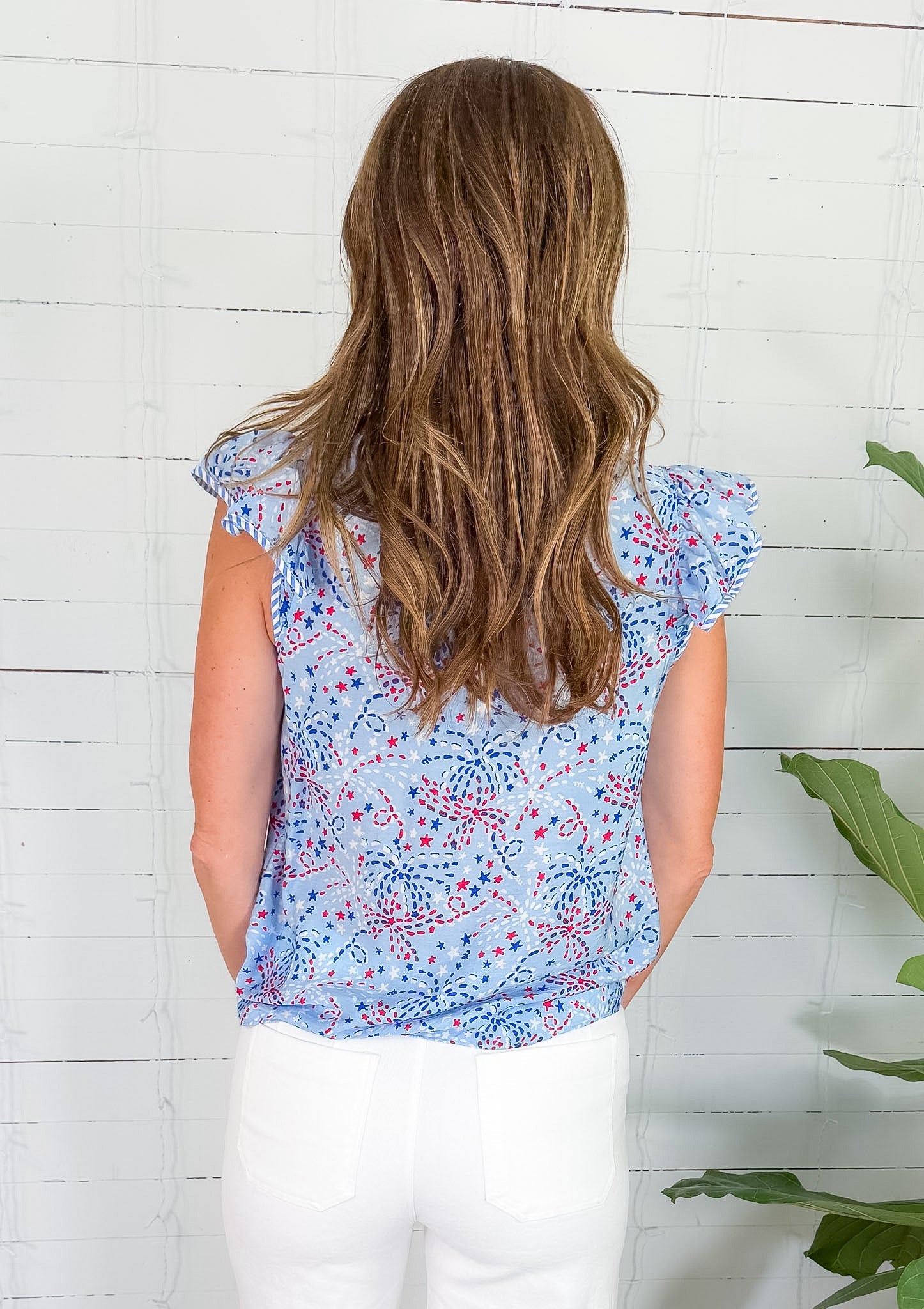 Lydia Star Spangled Top Mary Square