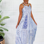 Lyndi Blues Patchwork Sun Dress THML