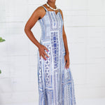 Lyndi Blues Patchwork Sun Dress THML