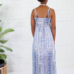 Lyndi Blues Patchwork Sun Dress THML