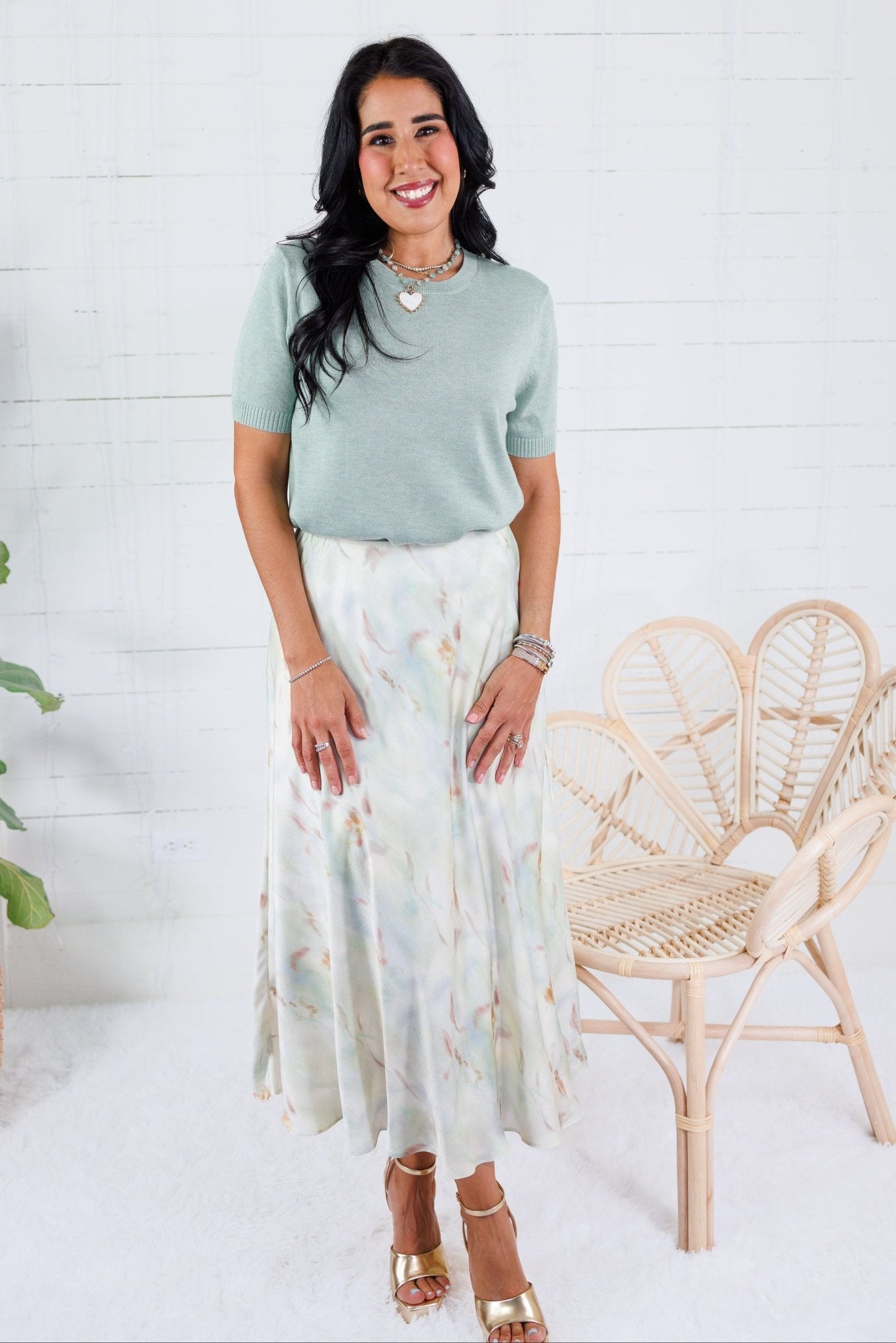 Macie Mint Summer Sweater Lucy Paris