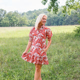 Maggie Oaks Addison Fall Fires Mini Dress