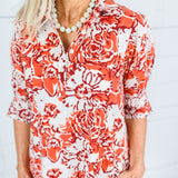 Maggie Oaks Addison Fall Fires Mini Dress