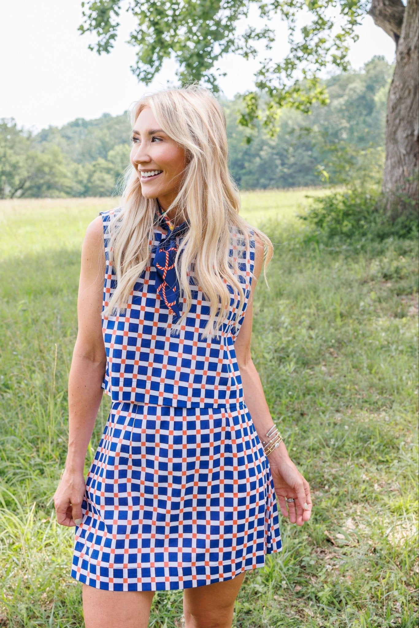 Maggie Oaks Allie Auburn Cropped Top