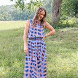 Maggie Oaks Aubrey Auburn Bubble Hem Top