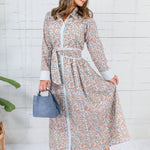 Maggie Oaks Bradley Pastel Vine Maxi Dress
