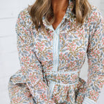 Maggie Oaks Bradley Pastel Vine Maxi Dress