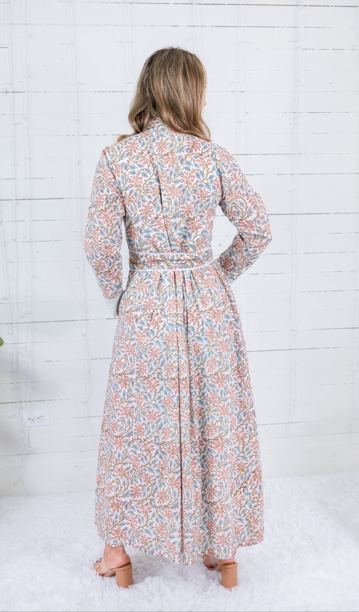 Maggie Oaks Bradley Pastel Vine Maxi Dress