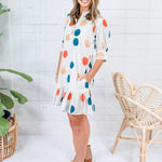 Maggie Oaks Bryson Dotty Mini Dress