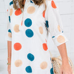 Maggie Oaks Bryson Dotty Mini Dress