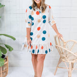 Maggie Oaks Bryson Dotty Mini Dress