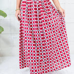 Maggie Oaks Ellie Alabama Smocked Waist Skirt