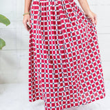 Maggie Oaks Ellie Alabama Smocked Waist Skirt
