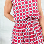 Maggie Oaks Ellie Alabama Smocked Waist Skirt