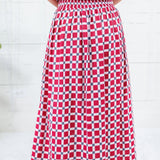 Maggie Oaks Ellie Alabama Smocked Waist Skirt